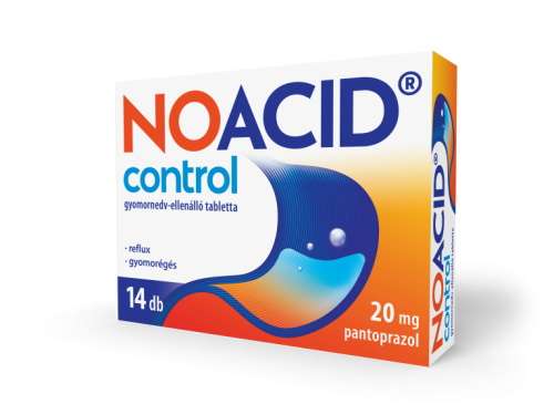 Noacid® Control 20 mg gyomornedv-ellenálló tabletta 14db