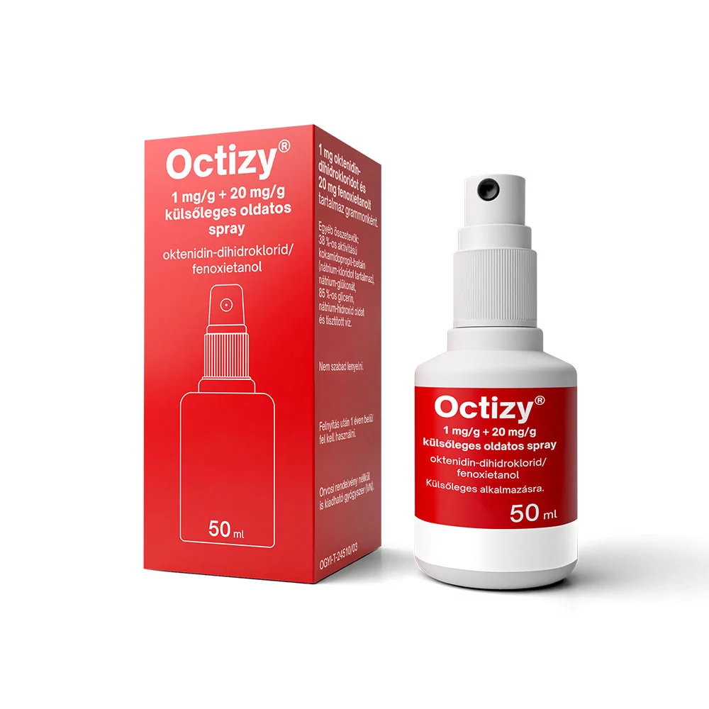 Octizy 1 mg/g + 20 mg/g külsőleges oldatos spray, 50 ml