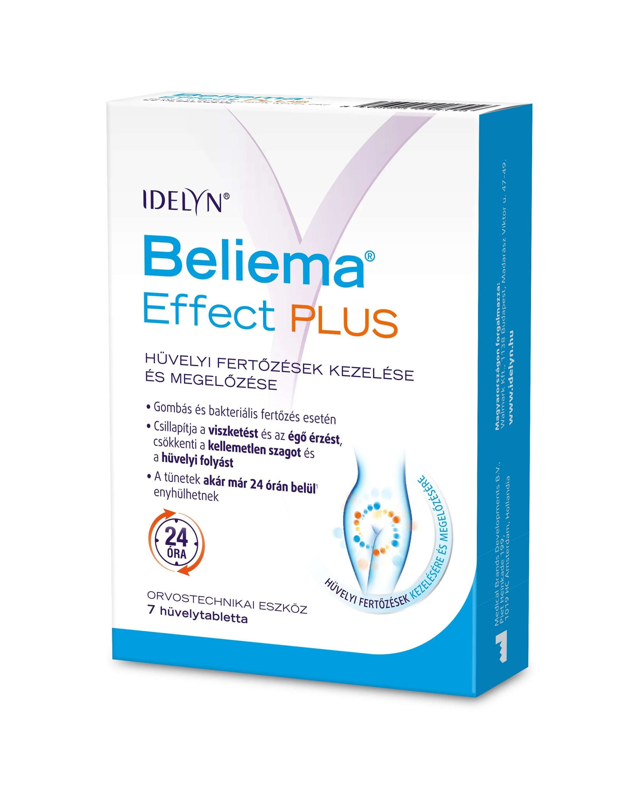 Beliema® Effect PLUS hüvelytabletta, 7 db