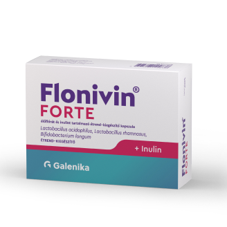 Flonivin® FORTE élőflórát és inulint tartalmazó étrend-kiegészítő kapszula, 10 db